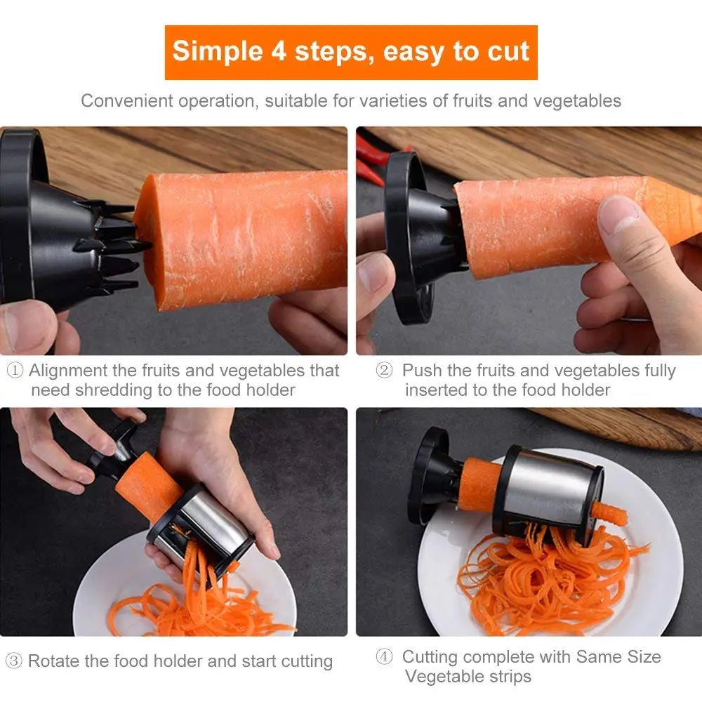 Manual Spiralizer Vegetable Slicer