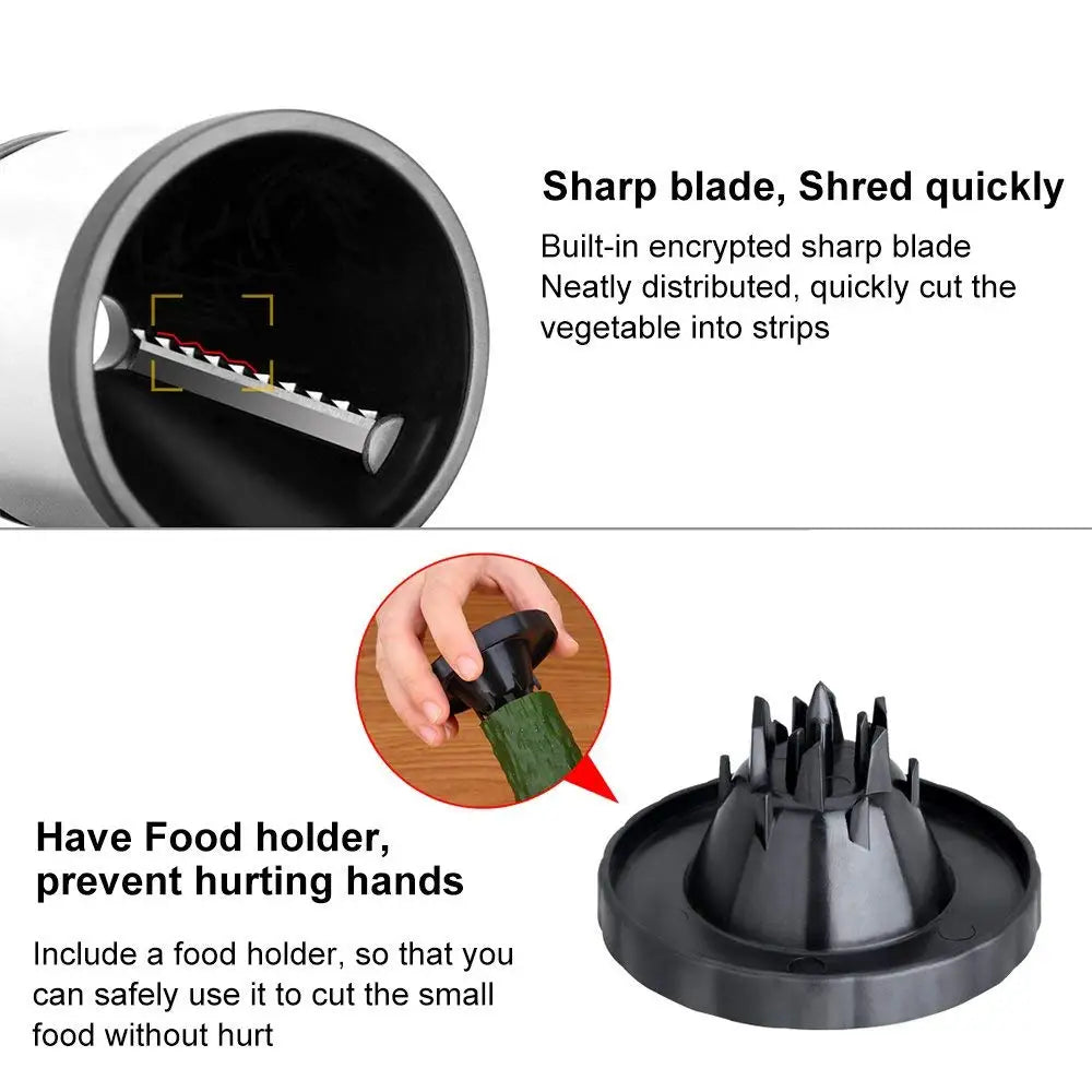 Manual Spiralizer Vegetable Slicer