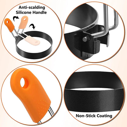 Egg Rings Pancake Mold Set