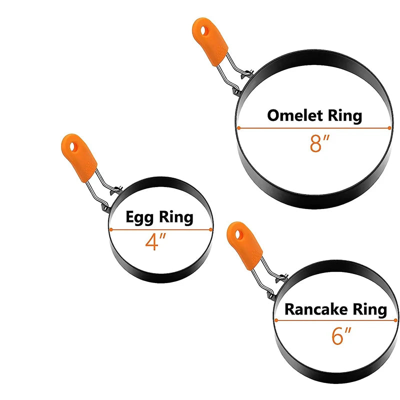 Egg Rings Pancake Mold Set