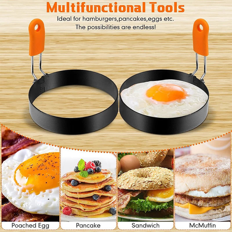 Egg Rings Pancake Mold Set