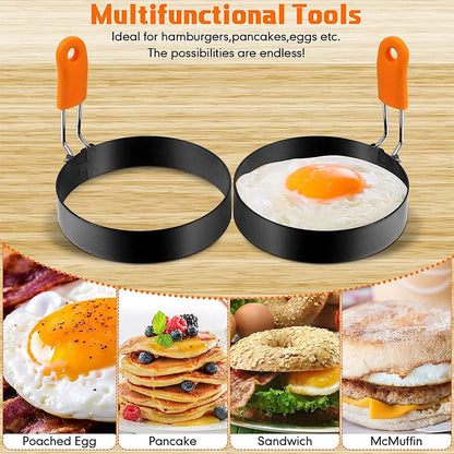 Egg Rings Pancake Mold Set